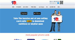 Desktop Screenshot of 1stphonecard.com